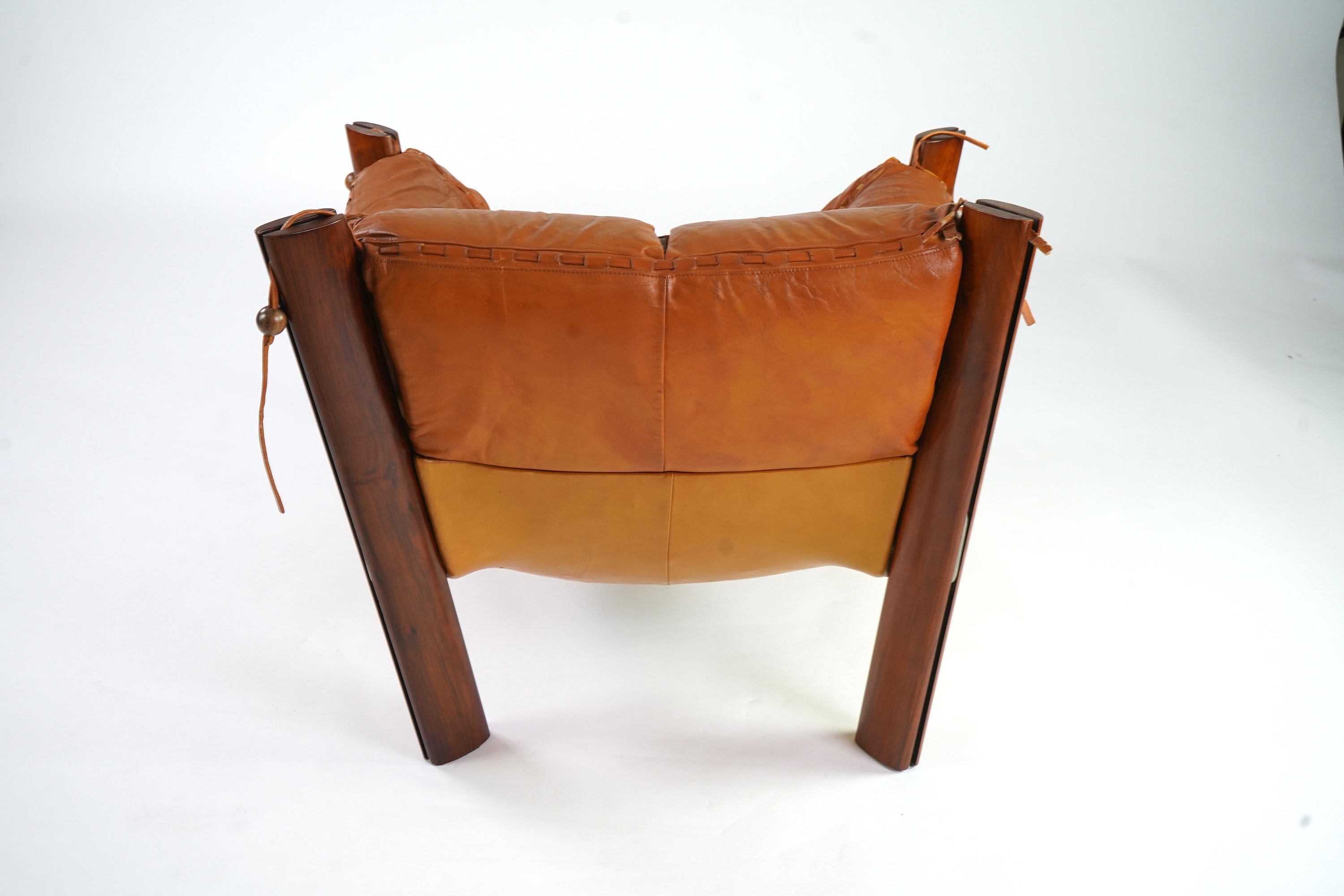Percival Lafer (Brazilian, b. 1936) An 'MP-211' mid-century modernist lounge chair